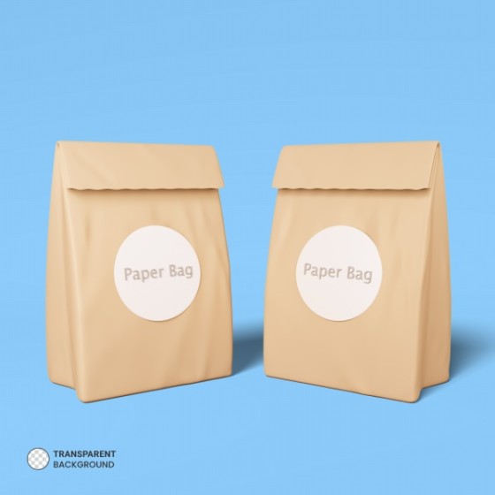 Packaging Bag Mockup PSD Layered Material for Bag Display Design